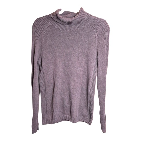 VTG Polo Jeans Company Ralph Lauren Turtleneck‎ Sweater Brown Knit Women's L - Picture 2 of 5